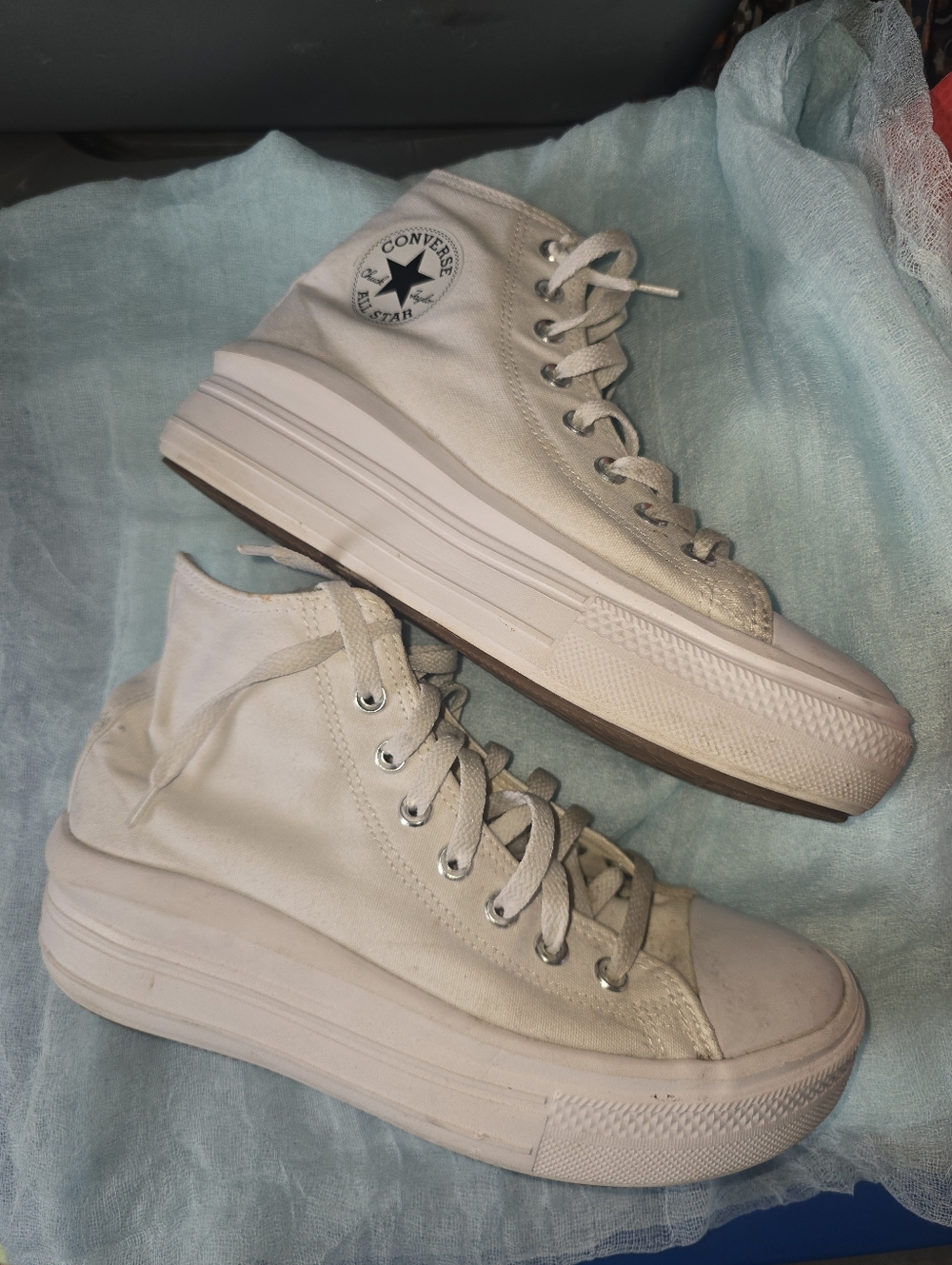Converse Chuck Taylor All Star Platform High Top Sneakers - White